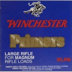 Winchester Large Rifle Magnum Primers #8-1/2M Box of 1000 (10 Trays of 100)