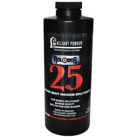Alliant Reloder 25 Smokeless Heavy Magnum Rifle Powder Alliant Reloder 25 Powder