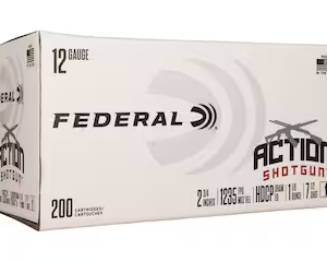 Federal Action Shotgun Ammunition 12 Gauge 2-3/4" 1-1/8 oz #7-1/2 Shot Case of 200