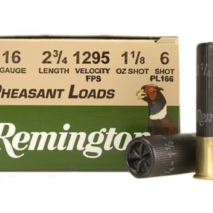 Remington Pheasant Ammunition 16 Gauge 2-3/4" 1-1/8 oz #6 Shot Box of 25