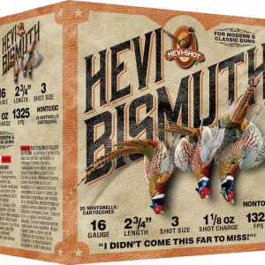 Hevi-Shot Bismuth Upland Ammunition 16 Gauge 2-3/4" 1-1/8 oz Non-Toxic Shot
