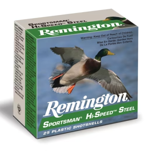 Remington Sportsman Hi-Speed Ammunition 20 Gauge 2-3/4" 3/4 oz #7 Non-Toxic Steel Shot