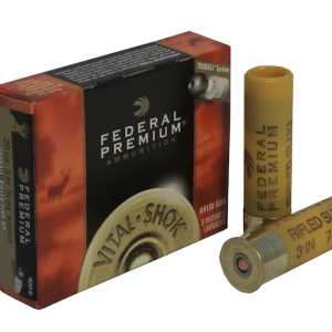 Federal Premium Vital-Shok Ammunition 20 Gauge 3" 3/4 oz TruBall Hollow Point Rifled Slug Box of 5