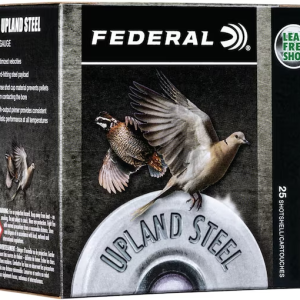 Federal Factory Second Upland Steel Ammunition 20 Gauge 2-3/4" 3/4 oz #7-1/2 Non-Toxic Steel Shot Case of 250 (10 Boxes of 25)