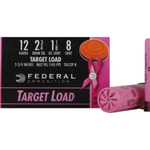 Federal Top Gun Ammunition 12 Gauge 2-3/4" 1-1/8 oz #8 Shot Pink Hull