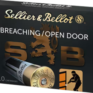 Sellier & Bellot Breaching Ammunition 12 Gauge 2-3/4" 1/2 oz Polymer Encapsulated Lead Shot Box of 10