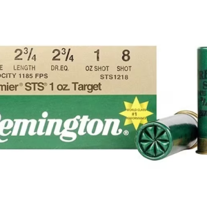 Remington Premier STS Target Ammunition 12 Gauge 2-3/4" 1 oz #8 Shot