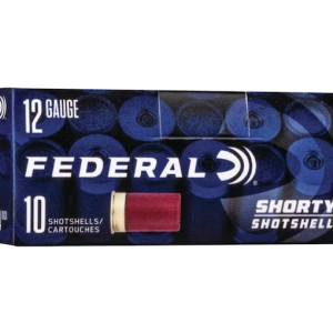 Federal Shorty Shotshell Ammunition 12 Gauge 1-3/4" #4 Buckshot 15 Pellets Box of 10