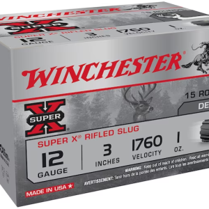 Winchester Super-X Ammunition 12 Gauge 3" 1 oz Rifled Slug