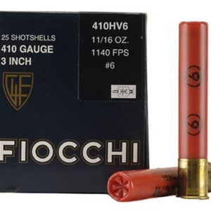 Fiocchi High Velocity Ammunition 410 Bore 3" 11/16 oz #6 Shot Box of 25