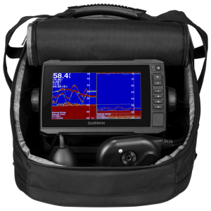 Garmin ECHOMAP UHD 73cv Fish Finder/Chartplotter Combo with Panoptix PS22 Transducer Ice-Fishing Bundle